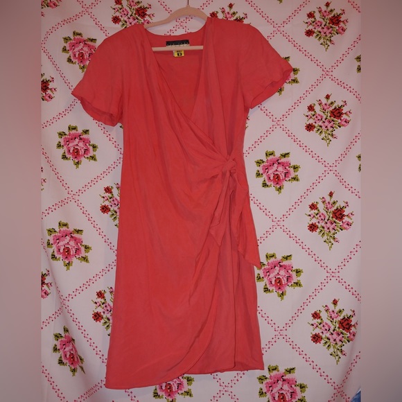 Vintage Dresses & Skirts - Vintage size 12 wrap dress